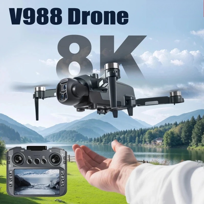 Drone Multispectral - Oryginalny dron V988 8K HD z