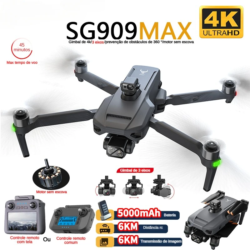 Drone Surveying - ZLL SG909 SG909MAX Profesjonalny dron z